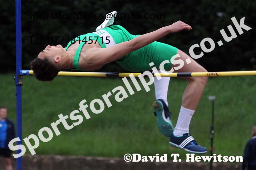High Jump, 2021 North East Grand Prix No. 3, Monkton, Wednesday, june 2nd. Photo: David T. Hewitson/Sports for All Pics